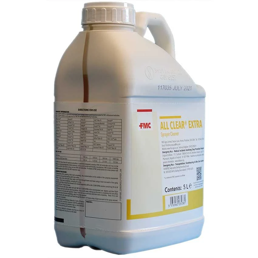 All Clear Extra 5L - Cleans Pesticides From Spraying Equipment 2 All Clear Extra 5L - Cleans Pesticides From Spraying Equipment - Image 2
