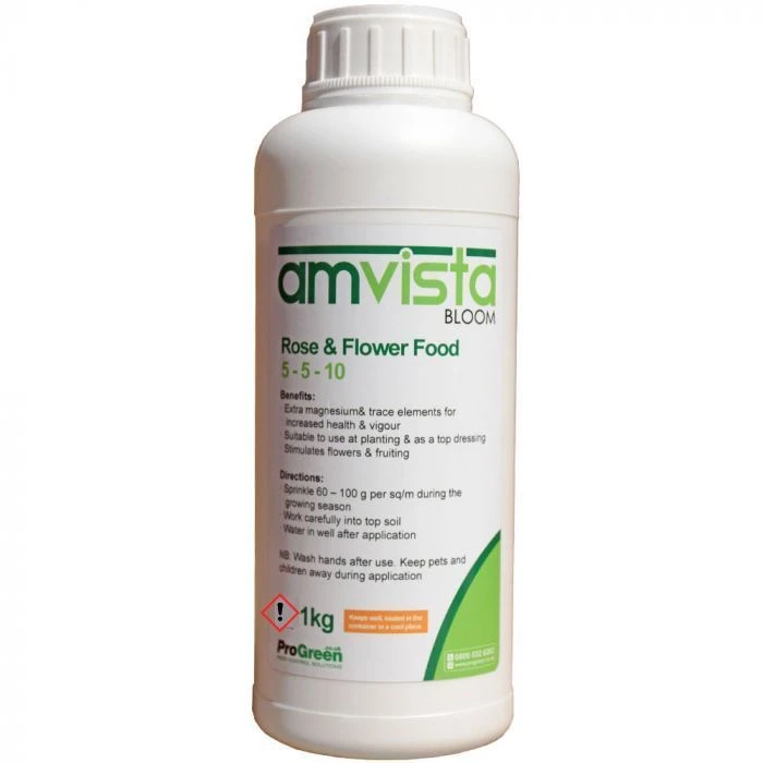 Amvista Bloom Rose & Flower Fertiliser - 1KG 1 Amvista Bloom Rose & Flower Fertiliser - 1KG