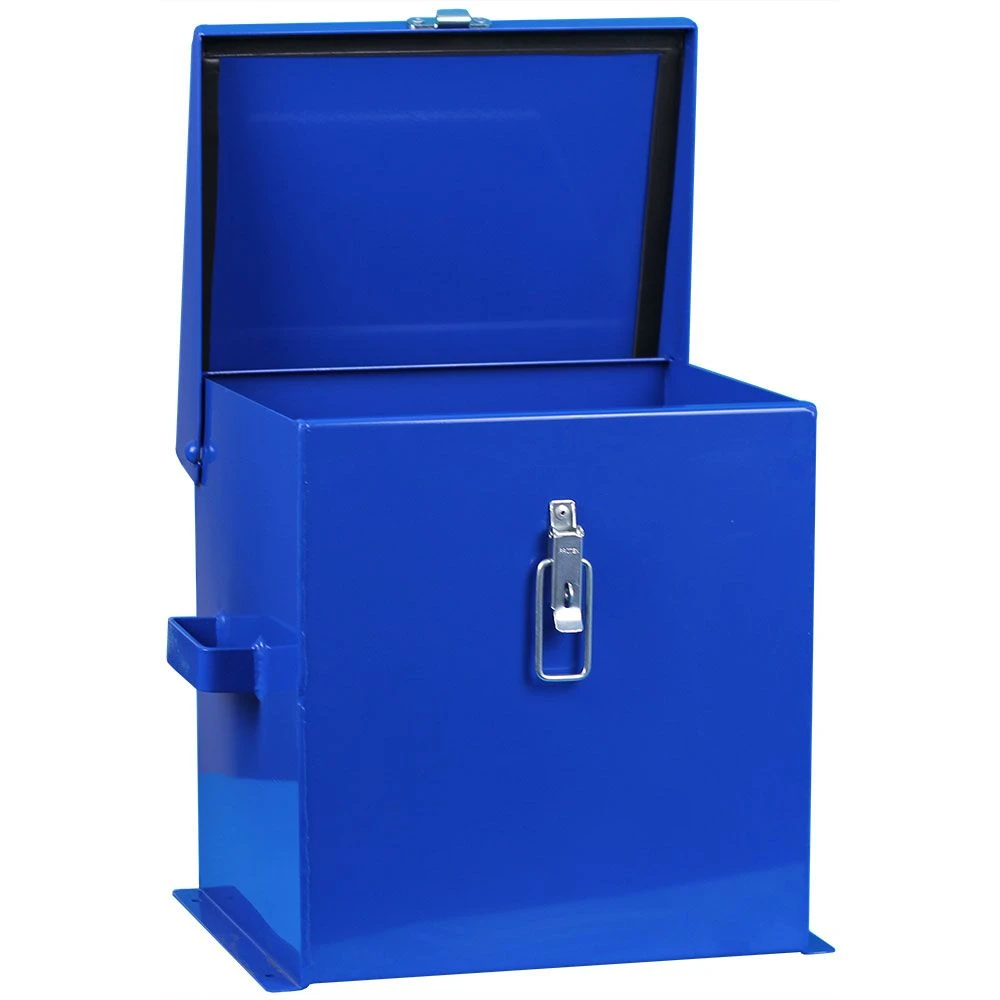 Lockable Steel Chemical Safe 15 L Blue 2 Lockable Steel Chemical Safe 15 L Blue - Image 2