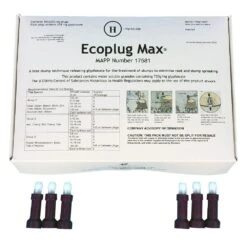 Ecoplug Max 100 Plugs - Prevent Tree Stump Regrowth -Garden & Outdoors Shop ecoplug max plugs and box