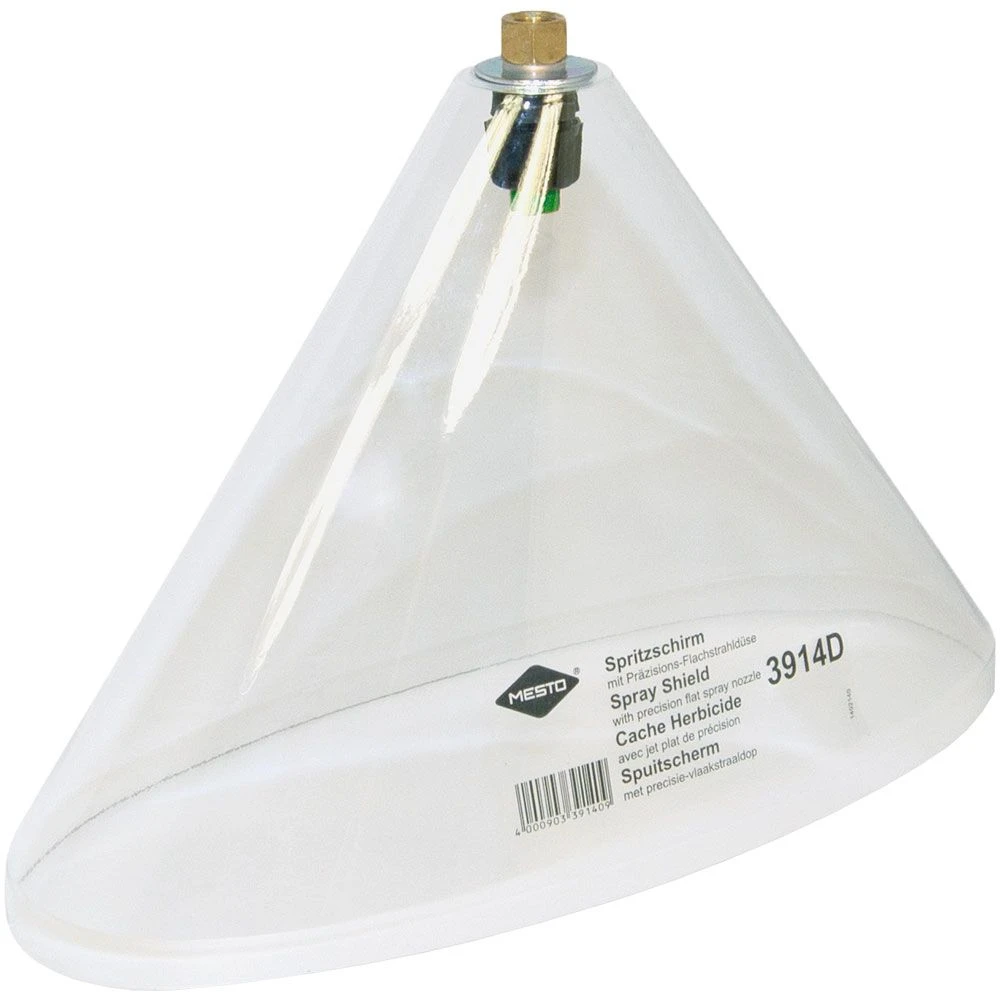 Mesto Oval Spray Shield - Clear 1 Mesto Oval Spray Shield - Clear