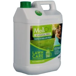 MossOff Chemical Free Lawn 5L-Moss Control For Lawns & Turf -Garden & Outdoors Shop moss off lawn3 4