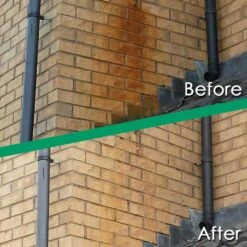 OxiClear -Remove Iron, Copper & Lead Metal Oxidation Stains From Walls, Roofs & Wood -Garden & Outdoors Shop oxiclear wall