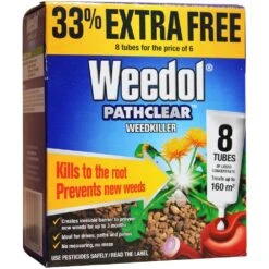Weedol Pathclear 8 TUBES -Contact & Long-Lasting Weedkiller