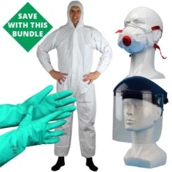 Safety Clothing Bundle -Garden & Outdoors Shop safety bundle with message 1