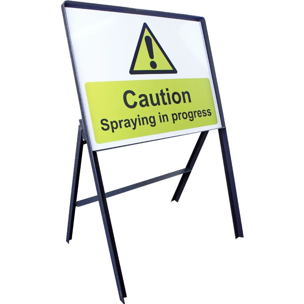 Spraying In Progress Warning Safety Sign 1 Spraying In Progress Warning Safety Sign