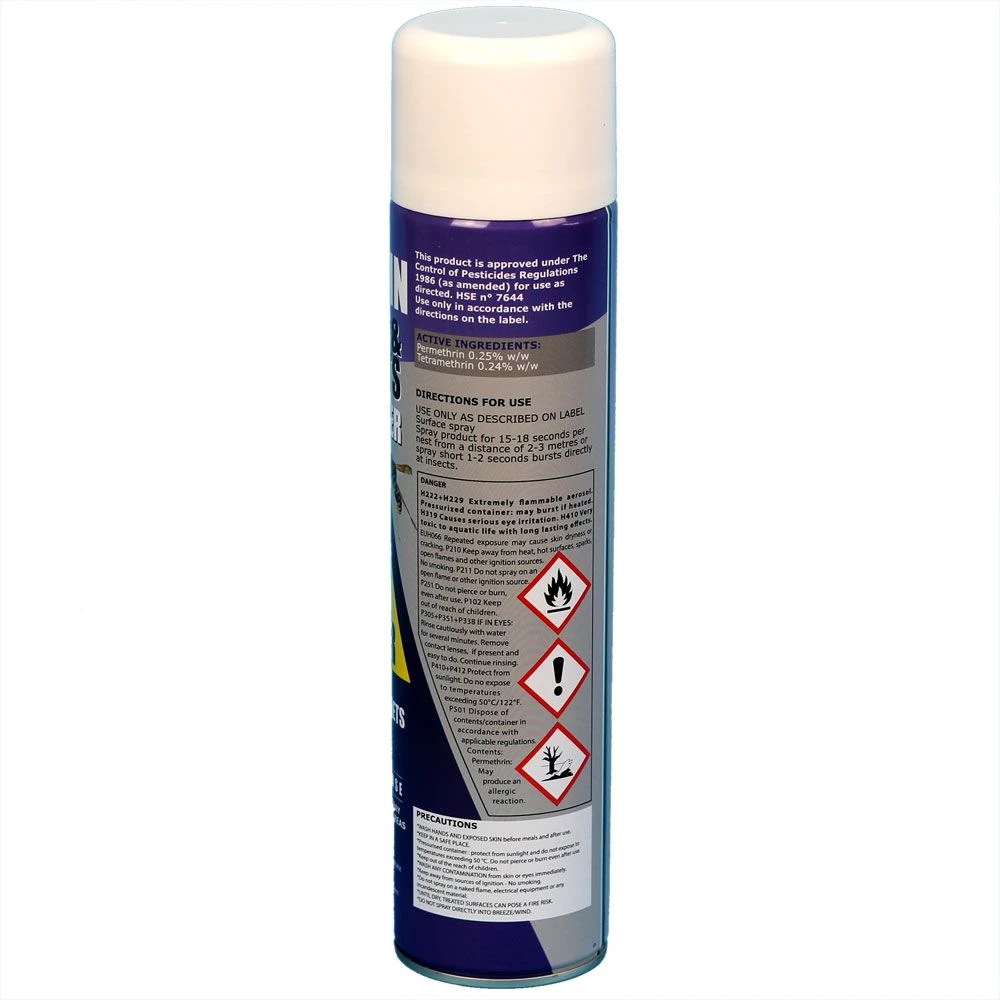 Digrain Wasps & Hornets Destroyer 600ml 2 Digrain Wasps & Hornets Destroyer 600ml - Image 2
