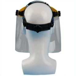 Face Shield Complete (Yellow) -Garden & Outdoors Shop yellow spray shied rear